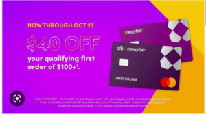 Wayfair Credit Card Login,