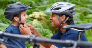 Wearing a Bicycle Helmet